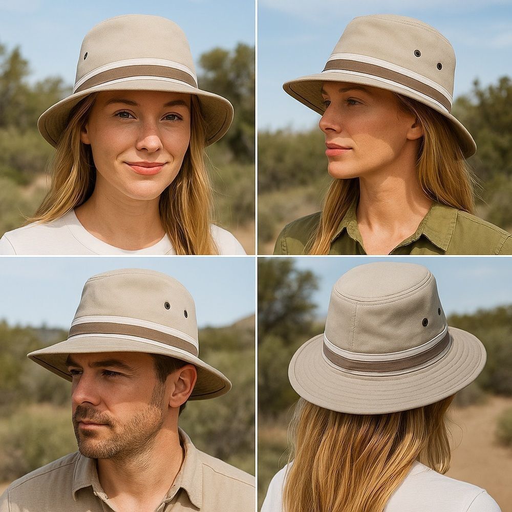 🏞️ STETSON 150th Anniversary Safari Hat 🧢 sz XL EUC